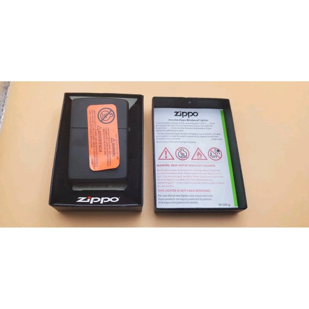 Zippo Lighter With A Fastest Mouse Medallion Matt Black